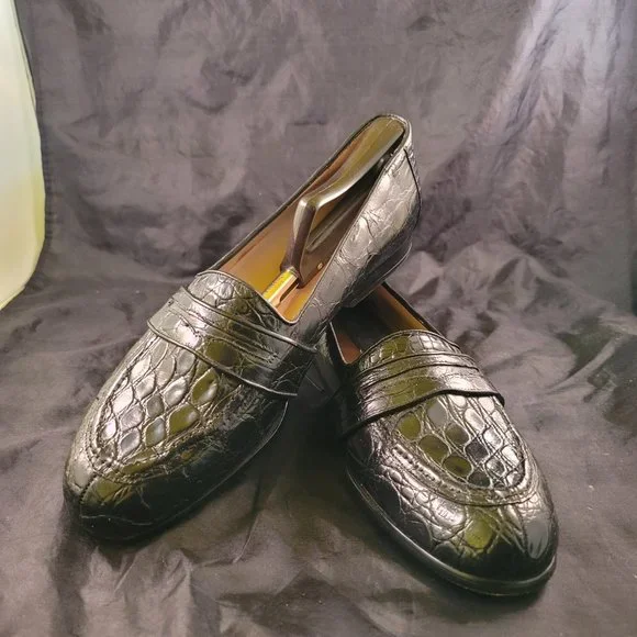 MG Mister Guy Crocodile  Dress Shoes Size 8.5 Saint Louis Men main image 3